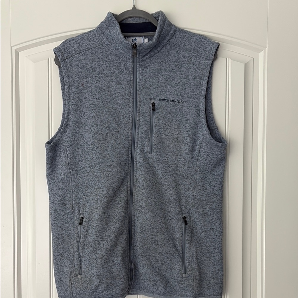 Southern Tide Blue Vest Men’s Sz L